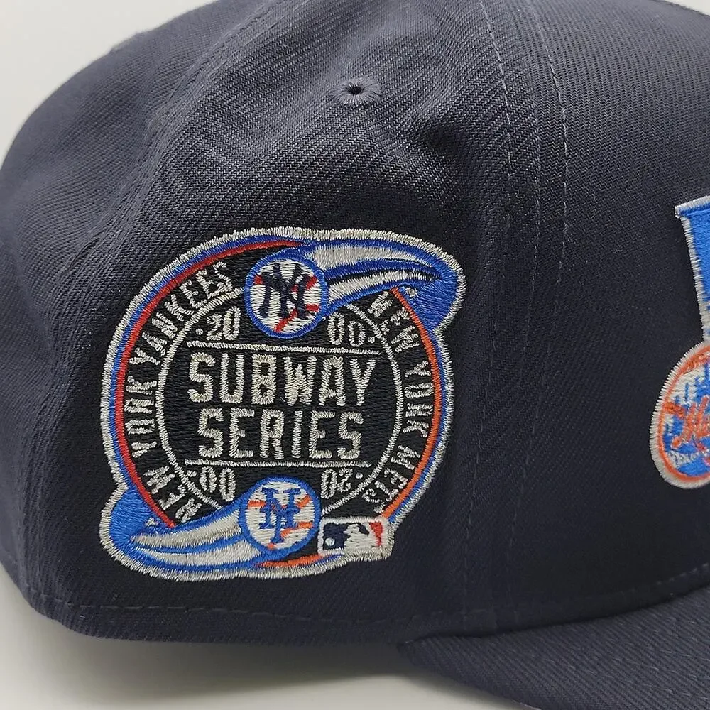 New Era Yankees Mets 2000 Subway World Series 9FIFTY Snapback A-Frame Hat NWT